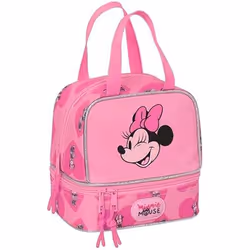 Sac à goûter - SAFTA - Minnie Mouse Loving - Qualité et résistance maximale - Rose