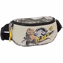 Sac banane - Safta - Jurassic World Warning - Gris - 23 x 9 x 14 cm - Confortable et résistant