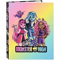 Monster High Reliure à anneaux Creep Noir A4 26.5 x 33 x 4 cm