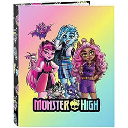 Monster High Reliure à anneaux Creep Noir A4 26.5 x 33 x 4 cm