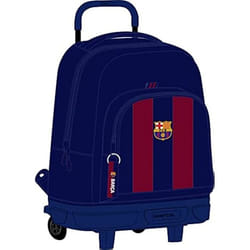 F.C. Barcelona Cartable à roulettes Rouge Blue marine 33 X 45 X 22 cm