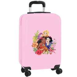 Valise cabine - Disney - 50 CM - Blanc - Soute - Poche intérieure