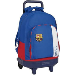 F.C. Barcelona Cartable à roulettes Bleu Bordeaux 33 X 45 X 22 cm