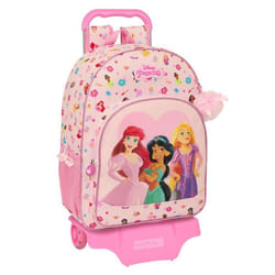 Sac trolley - Safta - Princess Summer Adventures - Rose - 33x14x42 cm - Trolley avec poigné