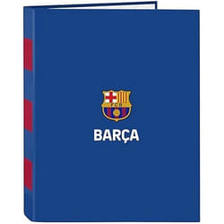 F.C. Barcelona Reliure à anneaux Bleu Bordeaux A4 26.5 x 33 x 4 cm