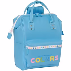 Benetton Sacoche pour Portable Spring Bleu ciel 27 x 40 x 19 cm