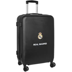 Real Madrid 2ème ÉQUIPATION 23/24 Chariot de Cabine 24 Pouces Valise à roulettes Cadenas de sécurité Valise légère 40 x 26 x 63