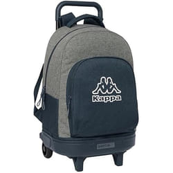 Kappa Cartable à roulettes Dark navy Gris Blue marine 33 X 45 X 22 cm