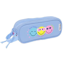 Trousse rectangulaire Smiley World Heureux 21 CM - 2 cpt