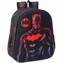 Safta M890a BATMAN - Sac à dos scolaire avec design 3D adaptable au chariot idéal pour les enfants de différents âges