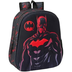 Safta M890a BATMAN - Sac à dos scolaire avec design 3D adaptable au chariot idéal pour les enfants de différents âges
