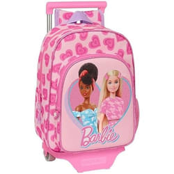 Barbie Cartable à roulettes Love Rose 26 x 34 x 11 cm