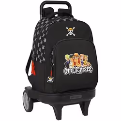 Sac à dos à roulettes Safta One Piece - Compact évolution - Enfant - Bleu