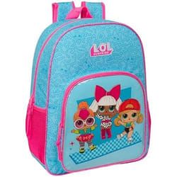 Sac à dos scolaire - Safta - LOL Surprise Divas - Bleu - Adaptable au chariot - Confortable