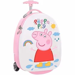 Peppa Pig Trolley Enfant Rose Menthe 16'' 28 x 43 x 23 cm