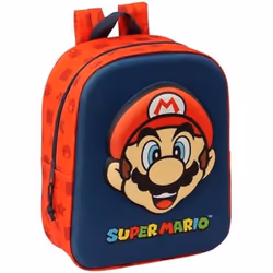 Sac à dos - SAFTA - SUPER MARIO 3D - Adaptable au chariot - Nettoyage facile - Enfants