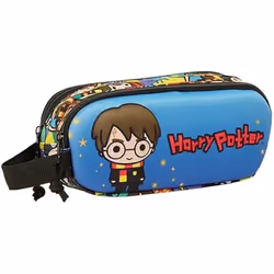 Safta Harry Potter Trousse Double 3D pour Enfants dâge Scolaire Confortable et Polyvalente qualité et résistance 21 x 6 x 8 c ...