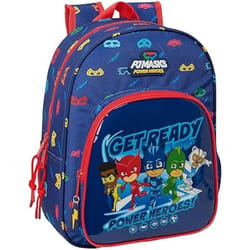 Sac à dos décole - SAFTA - PJMASKS READY - Confortable - Polyvalent - 26 x 11 x 34 cm - Bleu marine