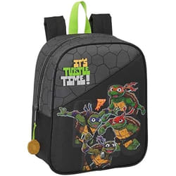Sac à dos scolaire - SAFTA - Tortugas Ninja - Adaptable au chariot - Confortable - Noir