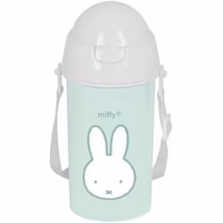 Bouteille deau - SAFTA - Miffy Menthe - 500 ml - Ouverture automatique - Sans BPA
