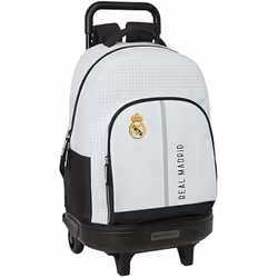 Sac à dos à roulettes - SAFTA - Real Madrid 1ère équipe - Compact - Amovible - Confortable