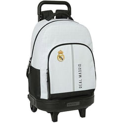 Sac à dos à roulettes - SAFTA - Real Madrid 1ère équipe - Compact - Amovible - Confortable