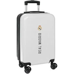Valise à roulettes - SAFTA - Real Madrid 1ère équipe 24/25 - Rigide - Cadenas TSA - 4 roulettes 360°