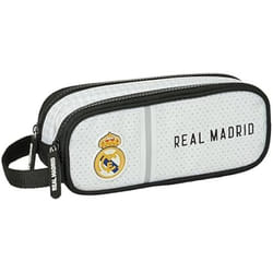 Trousse Double - SAFTA - Real Madrid 24/25 - Blanc - Synthétique - Mixte