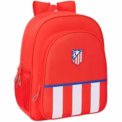 Sac à dos scolaire pour enfant Atlético de Madrid - Adapté au chariot - Confortable - Bleu