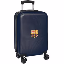 Trolley de Cabine - Safta - F.C. Barcelona - 20 Pouces - Coque Rigide ABS - 4 Roulettes 360°