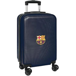 Trolley de Cabine - Safta - F.C. Barcelona - 20 Pouces - Coque Rigide ABS - 4 Roulettes 360°