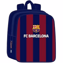 Sac à dos enfant - SAFTA - F.C. Barcelone - Confortable - Adaptable au chariot - Bleu