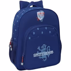 Sac à dos scolaire - SAFTA - Harry Potter - Adaptable au chariot - Confortable - Bleu