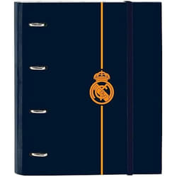 Classeur - SAFTA - Real Madrid 2ème équipe 24/25 - 4 anneaux de 35 cm - 100 feuilles A4 - Couverture rigide