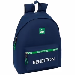 Sac à dos enfant - SAFTA - Benetton Green Day - Confortable - Résistant - Bleu