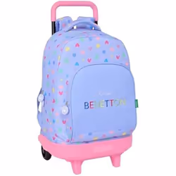 Sac à Dos à roulettes - SAFTA - Benetton - Compact - Amovible - Confortable