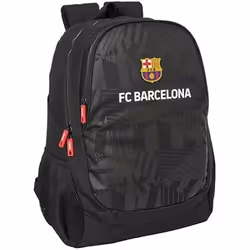 Sac à dos scolaire - SAFTA - F.C. Barcelone Black - Confortable - Résistant - 32x16x44 cm