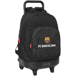 Sac à dos à roulettes - SAFTA - F.C. Barcelona Black - Compact - Amovible - Confortable