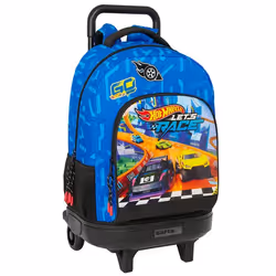 Sac à dos à roulettes Hot Wheels Lets Race 45 CM Trolley Haut de Gamme