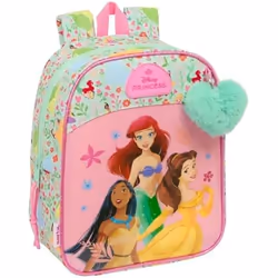 Sac à dos enfant - SAFTA - PRINCESAS DISNEY BLOOM - Adaptable au chariot - Confortable - Rose