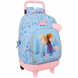 Sac à Dos à roulettes - SAFTA - Frozen Ice Magic - Compact - Amovible - Confortable