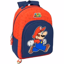 Sac à dos scolaire - SAFTA - SUPER MARIO TRICK - Adaptable au chariot - Confortable - Mixte