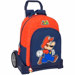 Sac à dos - SAFTA - SUPER MARIO TRICK - Ergonomique - Trolley - Enfants