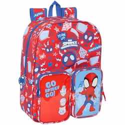 Sac à dos enfant - SAFTA - Spiderman - Adaptable au chariot - Nettoyage facile - Mixte
