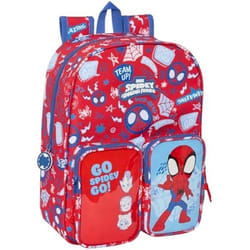 Sac à dos enfant - SAFTA - Spiderman - Adaptable au chariot - Nettoyage facile - Mixte