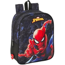 Sac à dos scolaire - SAFTA - Spiderman - Rouge - Adaptable au chariot - Confortable