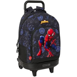Sac à Dos à roulettes - SAFTA - Spiderman Attack - Compact - Amovible - Confortable