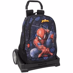 Sac à dos - SAFTA - Spiderman - Ergonomique - Chariot Evolution - Rouge
