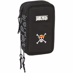 Trousse Scolaire - SAFTA - One Piece Pirates - 37 Outils - Multicolore - Enfants 5-14 Ans