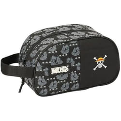 Trousse Scolaire - SAFTA - One Piece Pirates - Souple - Zippée - Adaptable au Chariot